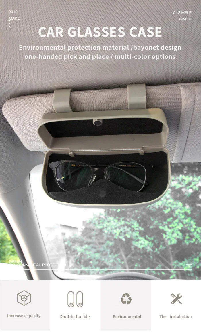 Car glasses case