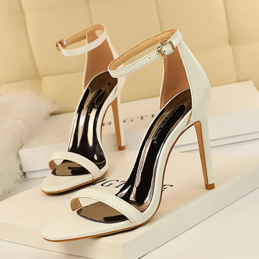 Colourp Colourp Summer Fashion Simple Thin Heel High Heel High Heels Sexy Nightclub Sandals Women's Shoes