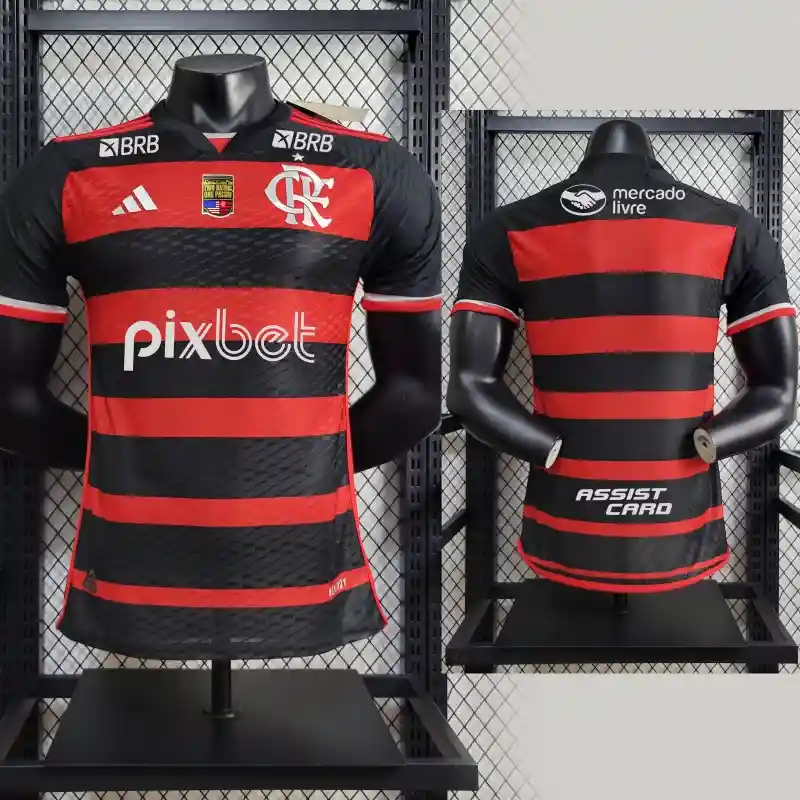 24/25 Player Flamengo Soccer Jersey Home