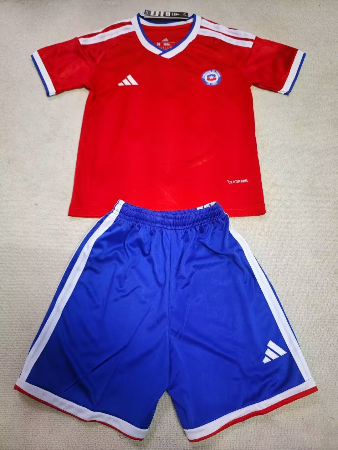 2026 Kids Size Chile Home Football Jersey