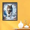 Wolf-11CT Stamped Cross Stitch 40*50cm/15.75*19.69in