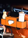 Car Back Seat Organizer with Cup Holder Tissue Box and Hooks Travel Accessories