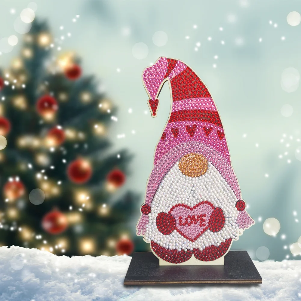 Christmas Diamond Art Ornaments Rhinestones Single-Sided for Kids Gifts