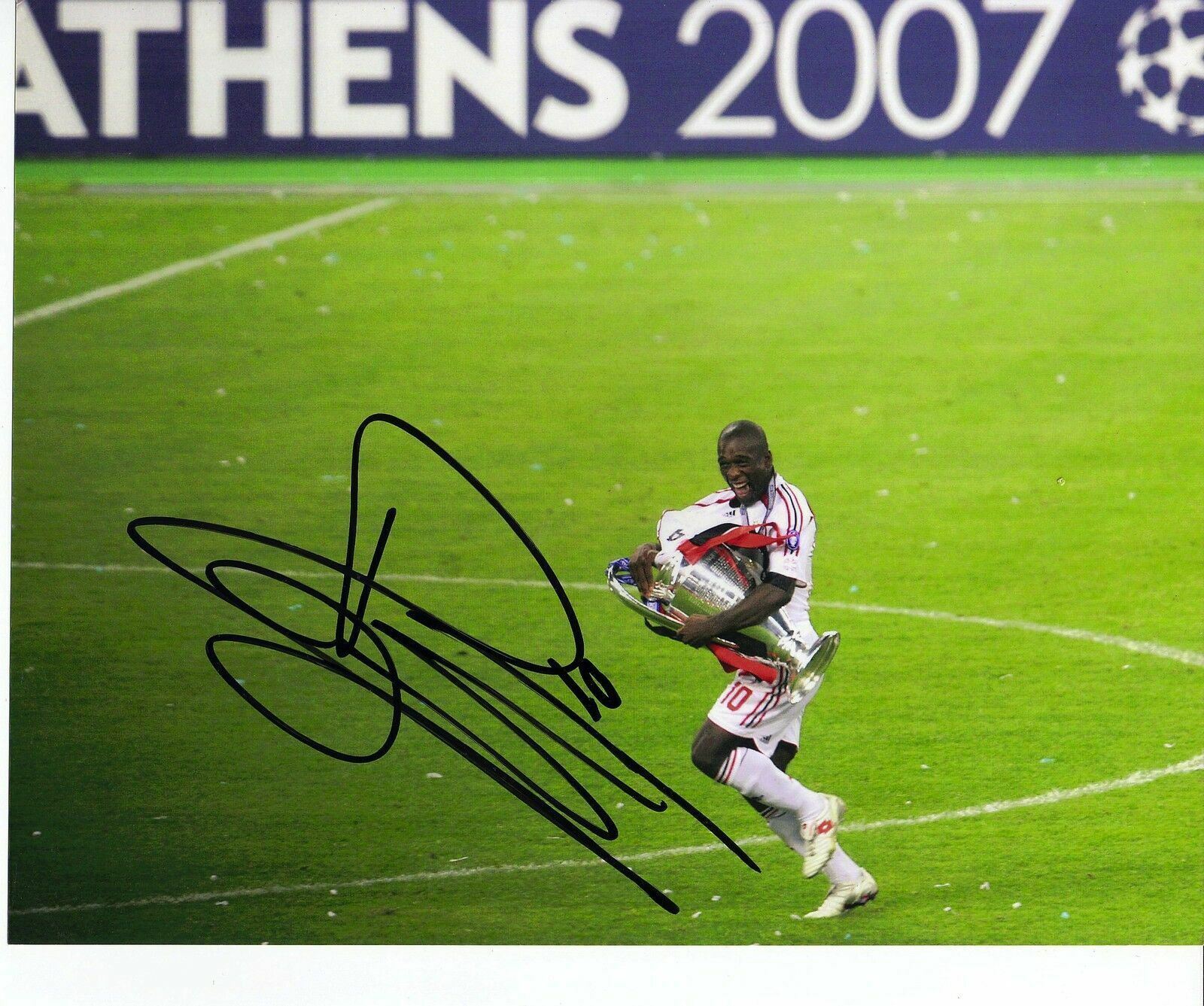 Clarence Seedorf Genuine Signed Autograph 10X8 Photo Poster painting AC Milan AFTAL COA (1148)