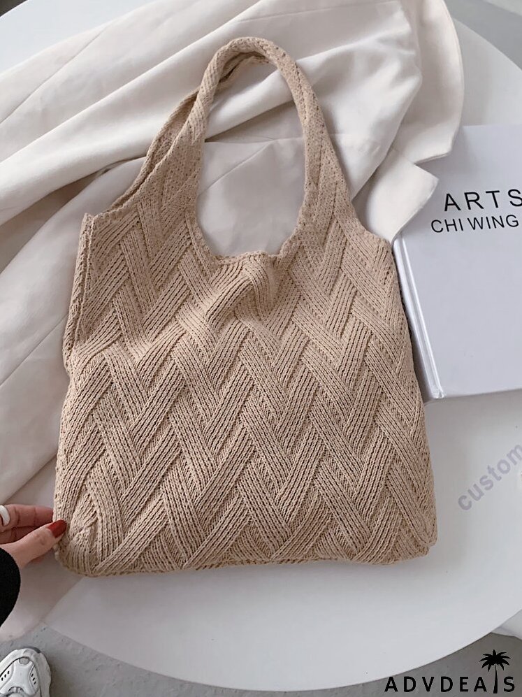 Crochet Design Vintage Tote Bag