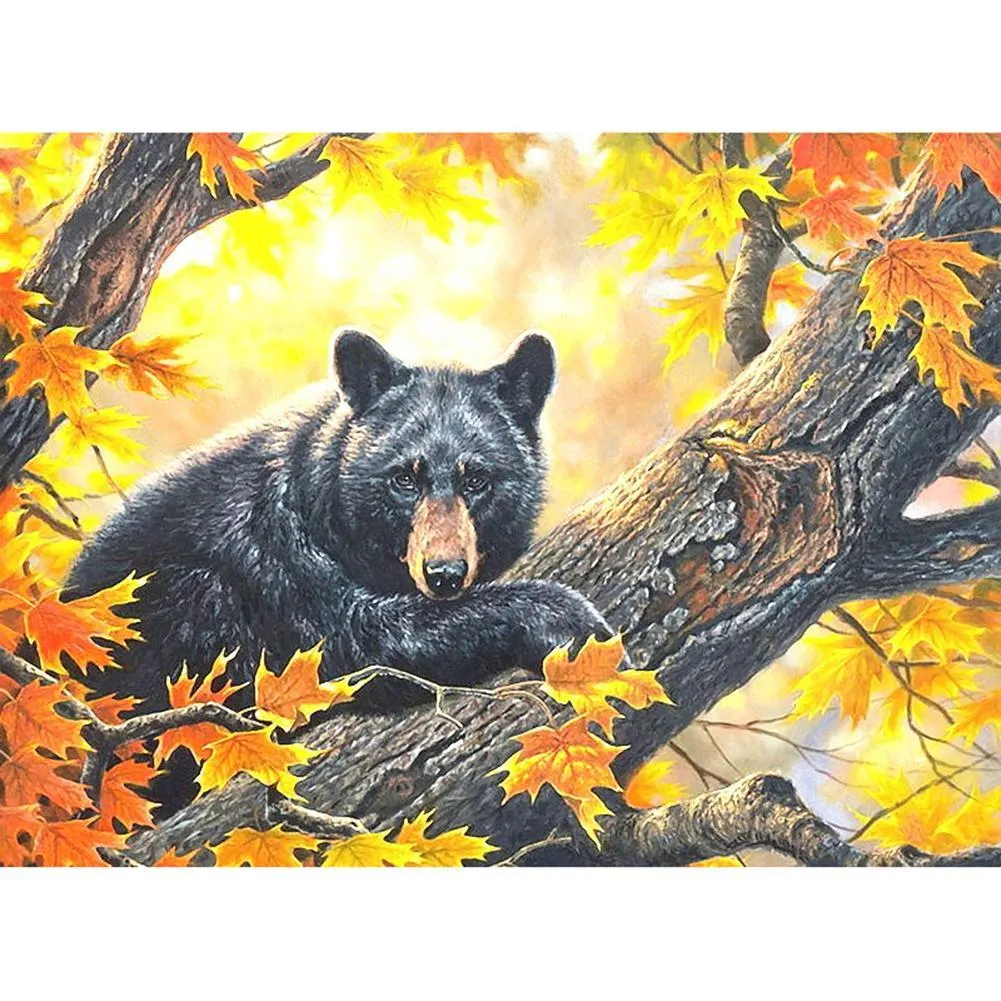 Full Round Diamond Painting Bears