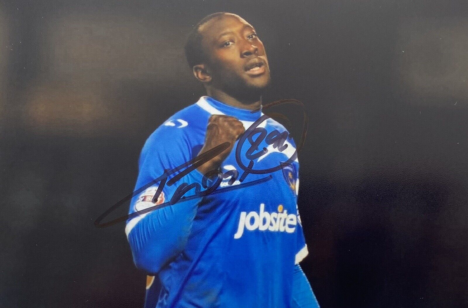 Toumani Diagouraga Genuine Hand Signed Portsmouth 6X4 Photo Poster painting