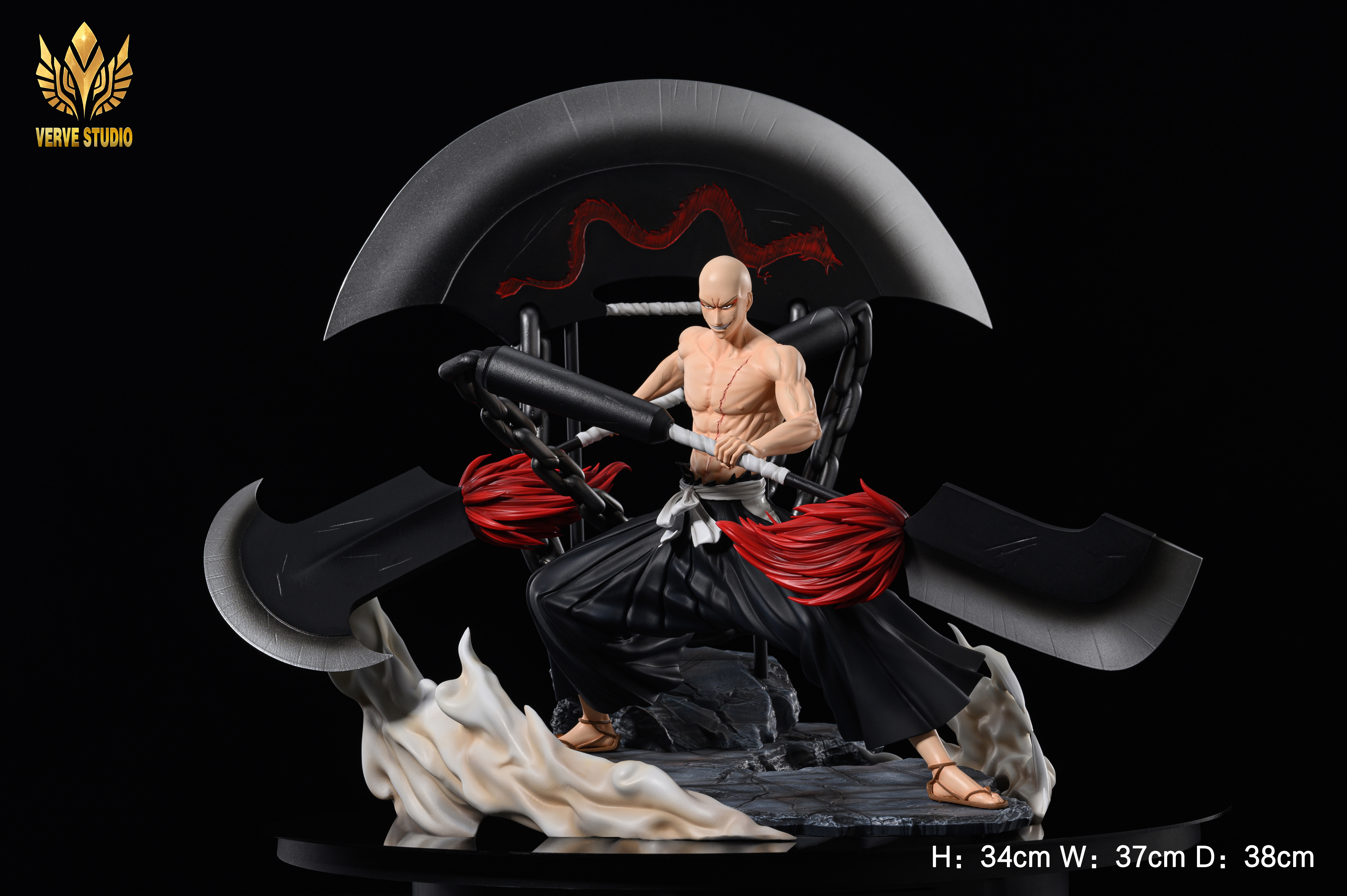PRE-ORDER Verve Studio Death Madarame Ikkaku 1/6 Standard version & 1/6 Deluxe version Statue (GK)