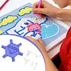 3D-gedruckter sechseckiger Diamant-Malstift mit 5 Ersatzspitzen Diamantmalerkunst-Drill Perlen-Punkt-Stift-Set f&uuml;r erwachsene Anf&auml;nger (blau)