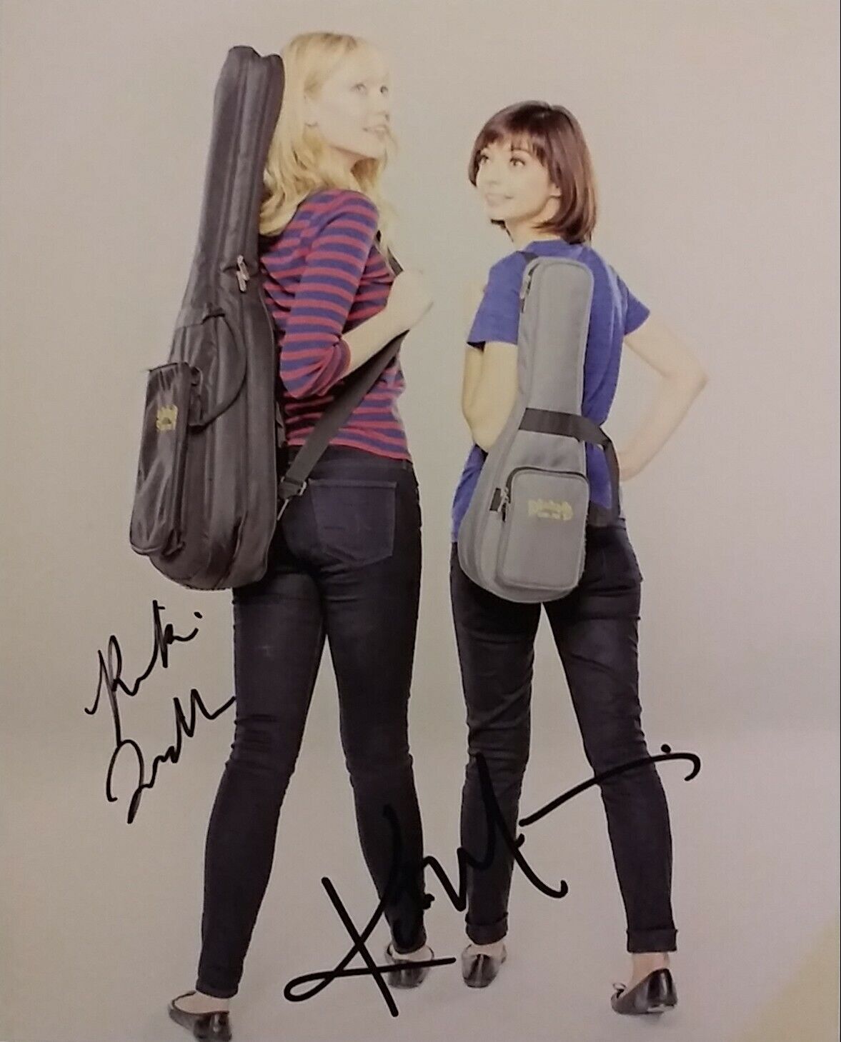 Garfunkel and Oates signed 8x10