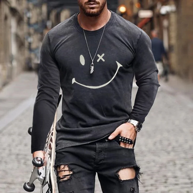 New casual all-match round neck long sleeve top / [viawink] /