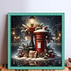 Christmas Mailbox-11CT Stamped Cross Stitch 45*45cm/17.72*17.72in