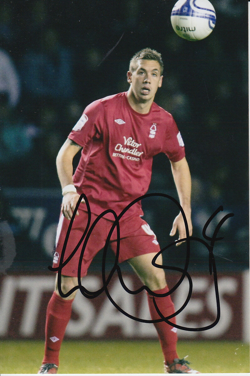 NOTTINGHAM FOREST HAND SIGNED LUKE CHAMBERS 6X4 Photo Poster painting 5.