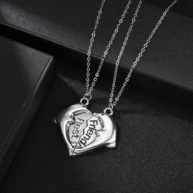 2-4Pcs/set Best Friend Necklace-Mayoulove