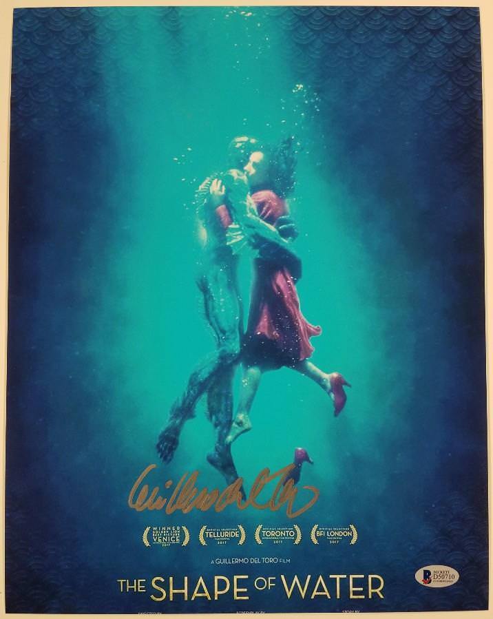 GUILLERMO DEL TORO Signed Shape of Water 11x14 Photo Poster painting Director B Beckett BAS COA