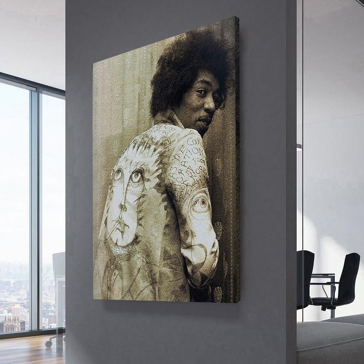 Jimi Hendrix Canvas Wall Art MusicWallArt