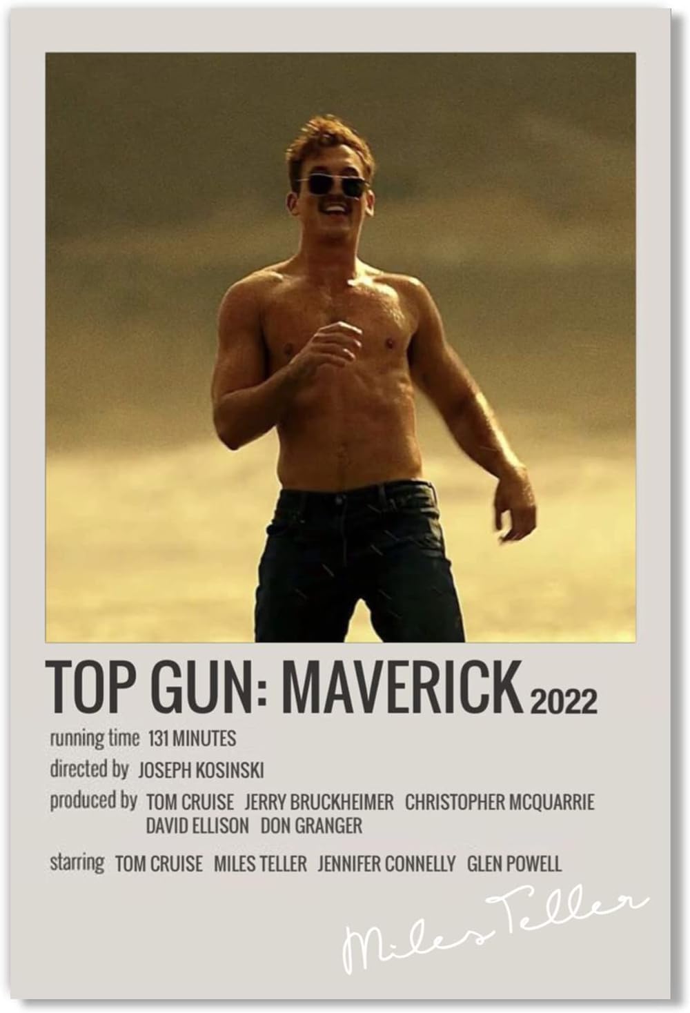 Tayyee Miles Teller Poster Movie Posters Vintage Posters Decorations Paintings Canvas Wall Art Posters for Room Bedroom (12x18Inch(30x45cm)) 12x18inch(30x45cm)