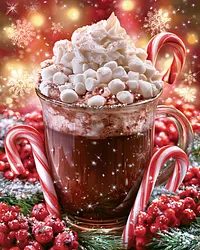 Crystal Hot Cocoa - Diamond Painting