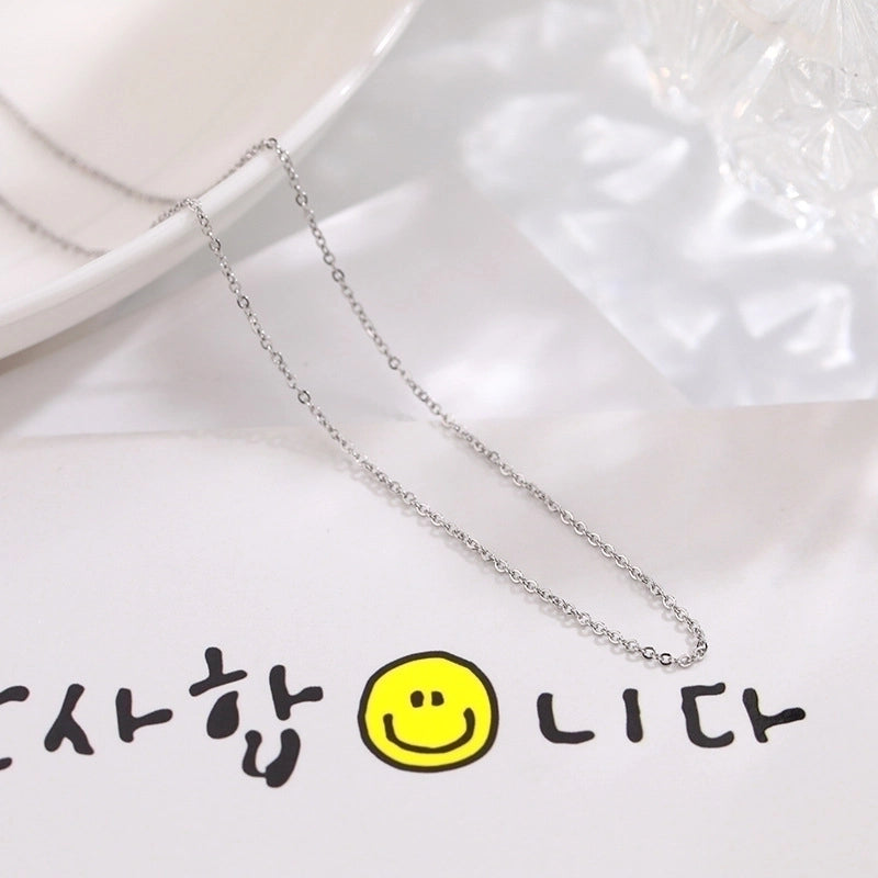 5 Pieces Fashion Geometric Stainless Steel Plating Necklace