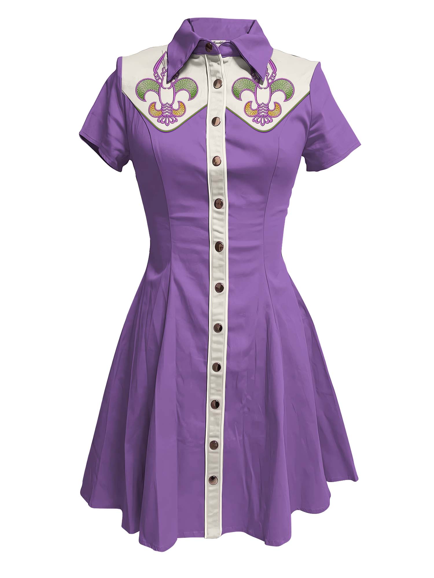 Mardi Gras Lobster - 100% Cotton Dress