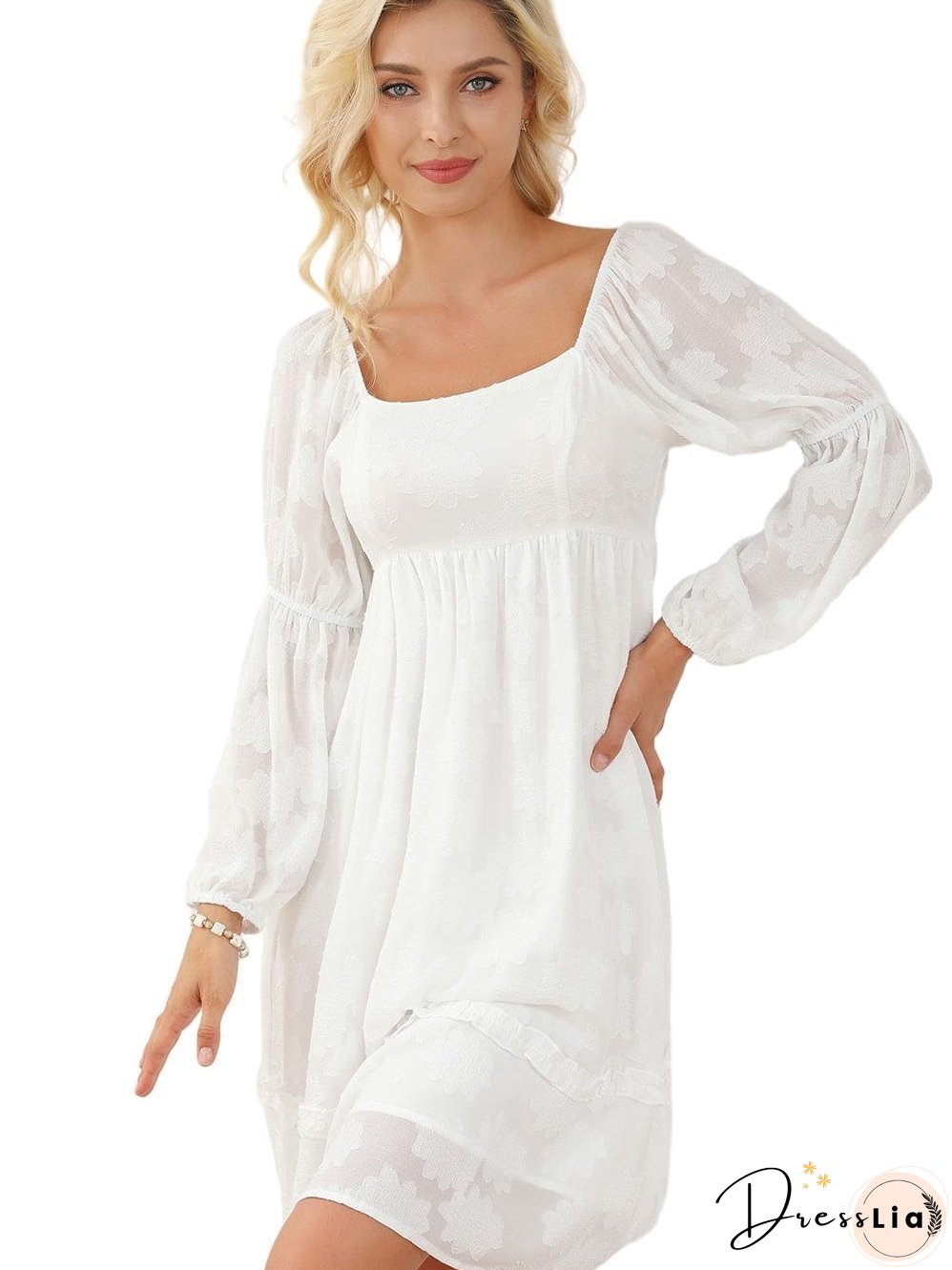 Appealing White Mini Dress