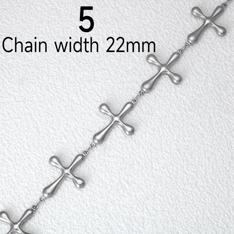1 Piece Titanium Steel Jewelry Accessories Chain