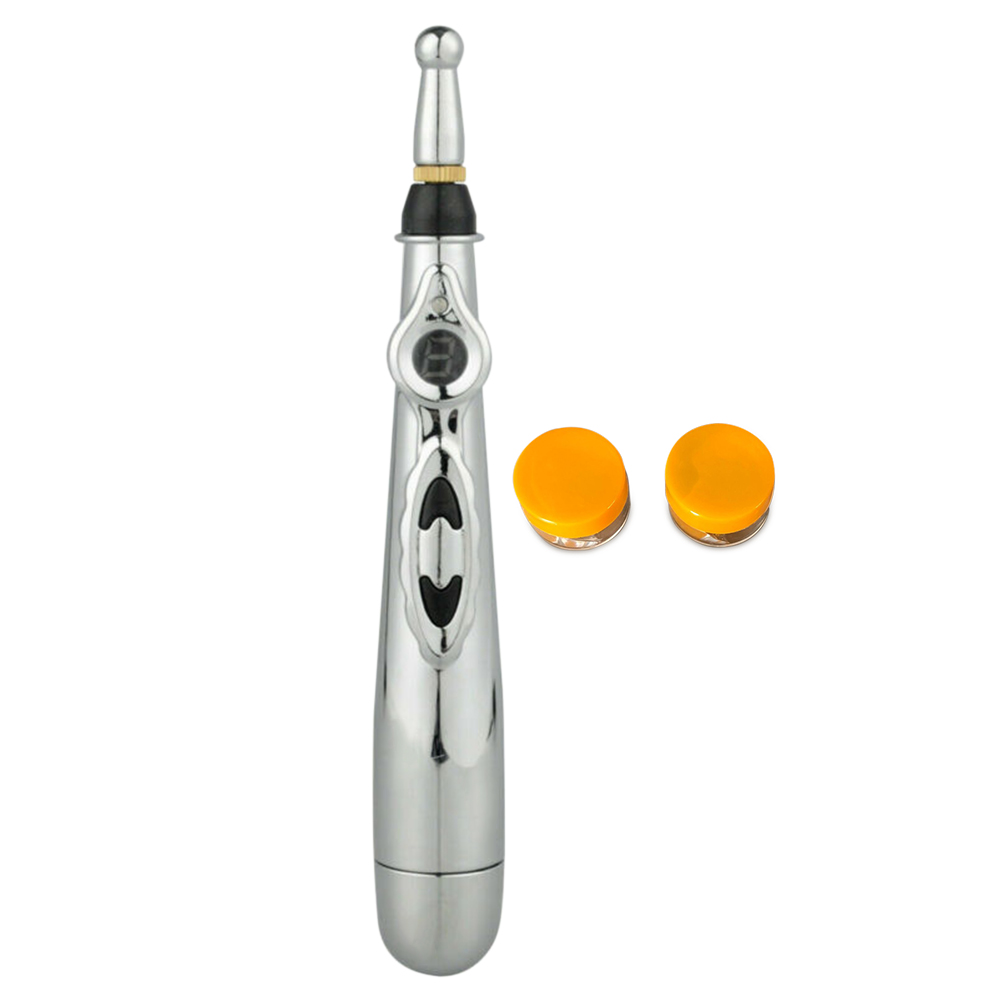 

Electric Acupuncture Meridian Pen Massager Pen Relief Pain Tool Kit (B), 501 Original