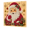 (20x20cm)Santa Claus Pearl Painting Art Kits With Inner Frame Pearl Gem Paintings Picture Arts Craft for Adults Beginners Home Wall Decor
