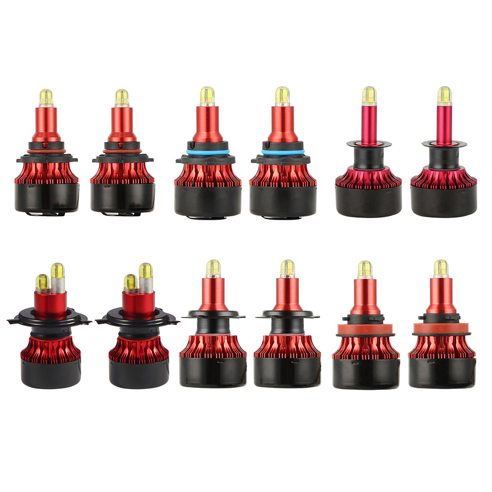 

2x G7 Mini H1 H4 H7 H11 LED Car Headlight Bulbs 10000LM 9005 HB3 Auto Lamp, 9006, 501 Original