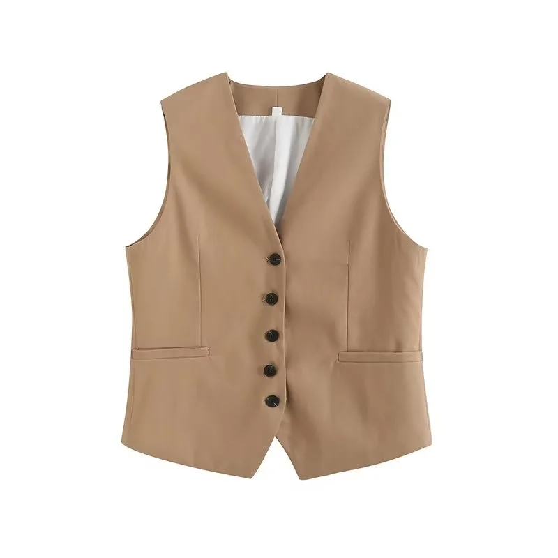 Nigikala Nigikala Summer Leisure Vest Set Linen-Blend Loose Vest + Shorts Set Women K27788