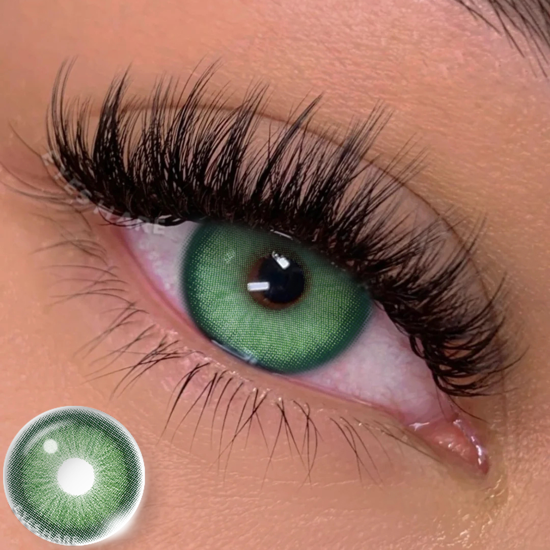 Colored Contact Lenses EYESHARE SEMPORNA GREEN 14.2MM 1 Pair | 1 Year