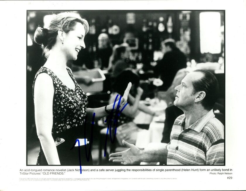 HELEN HUNT Signed Scene - As Good As It Gets