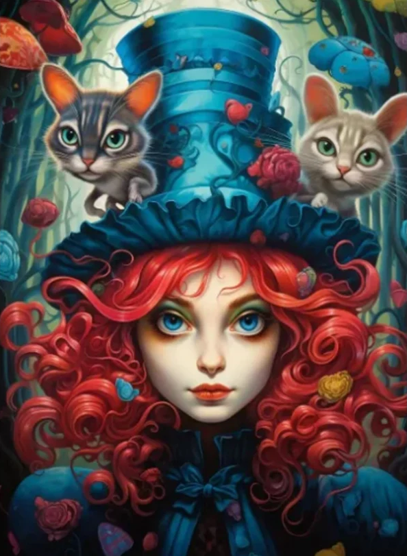 Alice In Wonderland 40*50CM (Canvas) Diamond Painting gbfke