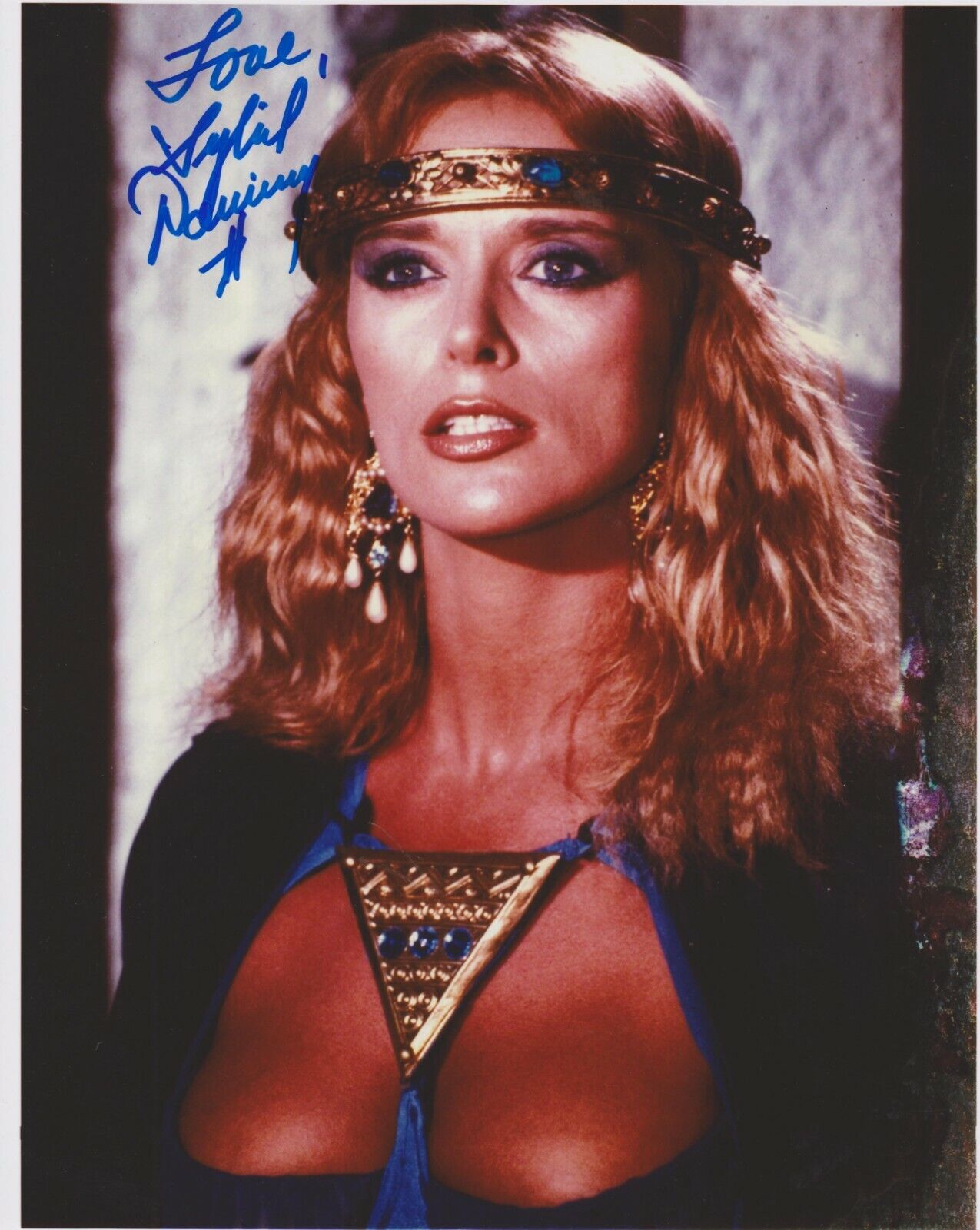 Sybil Danning Signed 8x10 Photo Poster painting - 1970's / 1980's B Movie Actress - SEXY!!! #21