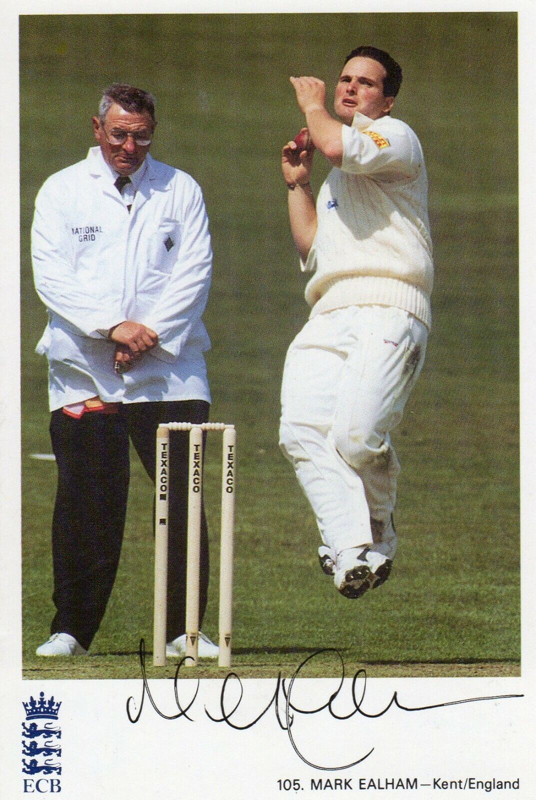 MARK EALHAM AUTOGRAPH, CRICKET, SPORT