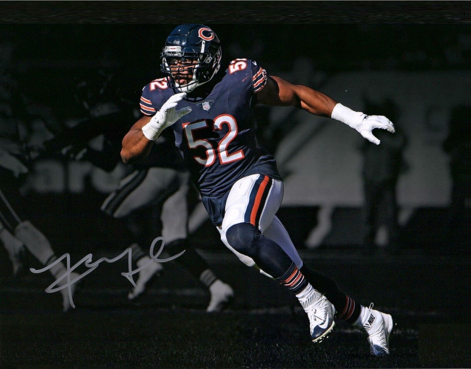 Khalil Mack Autographed Signed 8x10 Photo Poster painting ( Bears ) REPRINT