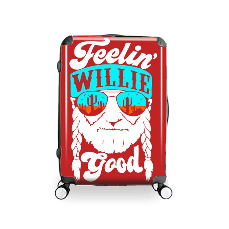Feelin Willie Good, Country Music Hardside Luggage