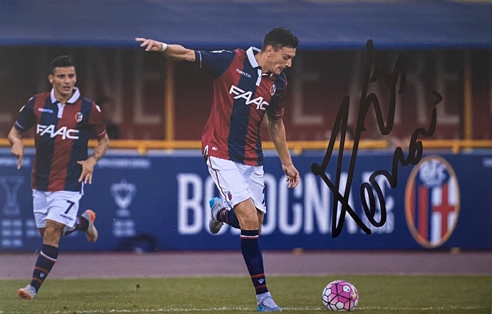 Alex Ferrari Hand Signed Bologna 6X4 Photo Poster painting