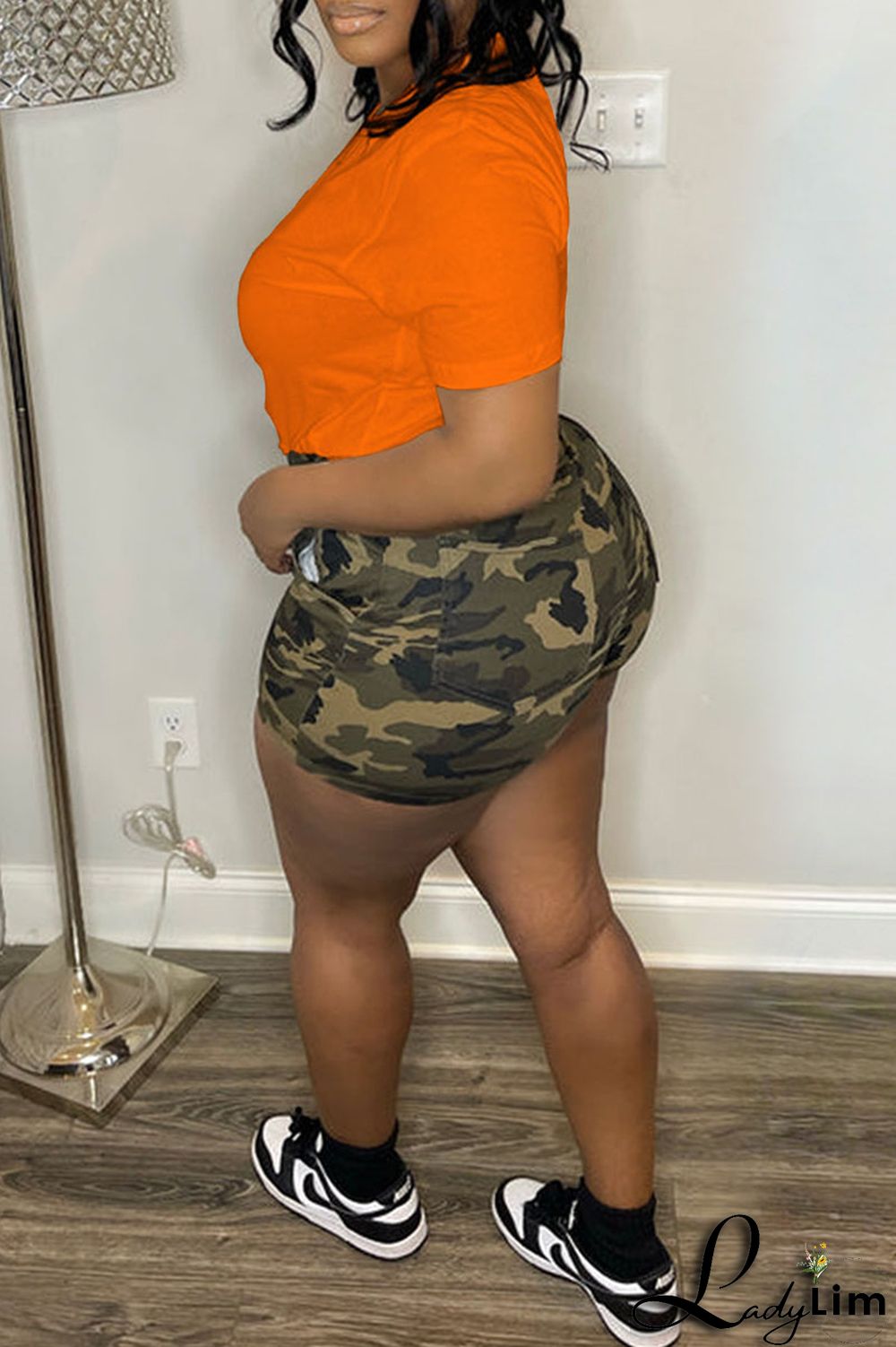 Red Casual Street Print Patchwork O Neck T-Shirts