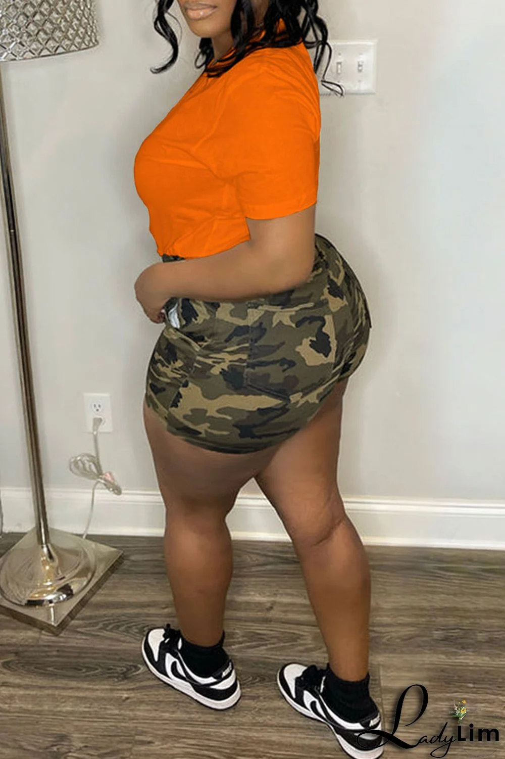 Red Casual Street Print Patchwork O Neck T-Shirts