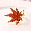 Orange Maple Leaf Catering Napkin Ring