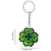 Bead Embroidery - Four-Leaf Clover Beaded Counted Cross Stitch Ornament Kit for Adults Beginners