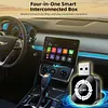 Wired To Wireless Carplay & Android Auto 4 In 1 Dongle USB Plug and Play BT/WiFi CarPlay Adapter