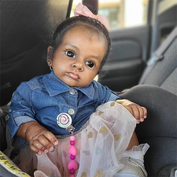  20" African American Cloth Body Reborn Toddler Baby Girl Doll Named Clarabelle - Reborndollsshop.com®-Reborndollsshop®