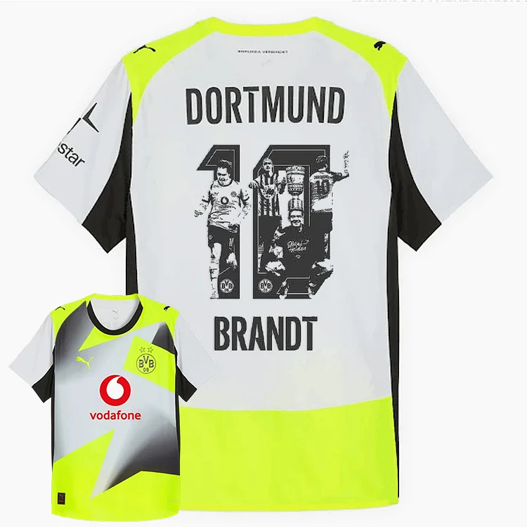 【S~4XL】Dortmund 25/26 Away Football Jersey【BRANOT #10】
