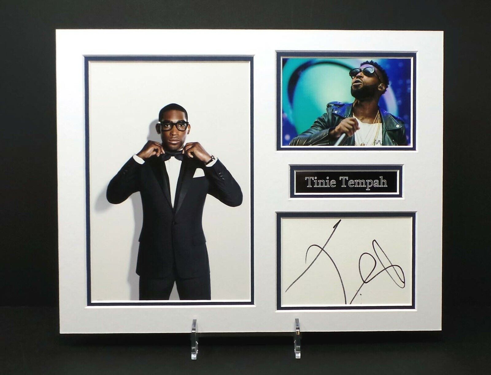 Tinchy STRYDER Rapper Singer RARE Signed Mounted & Photo Poster painting Display AFTAL RD COA