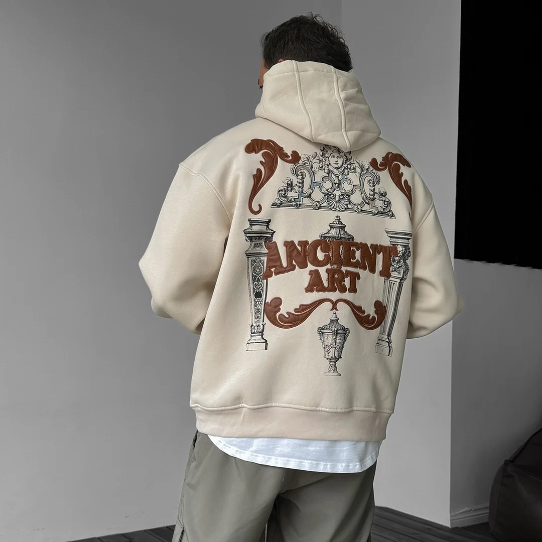 Street Lettering Oversized Hoodie