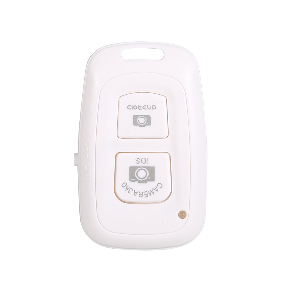 

2.4GHz Bluetooth Phone Camera Selfie Photo Shutter Controller (White), 501 Original
