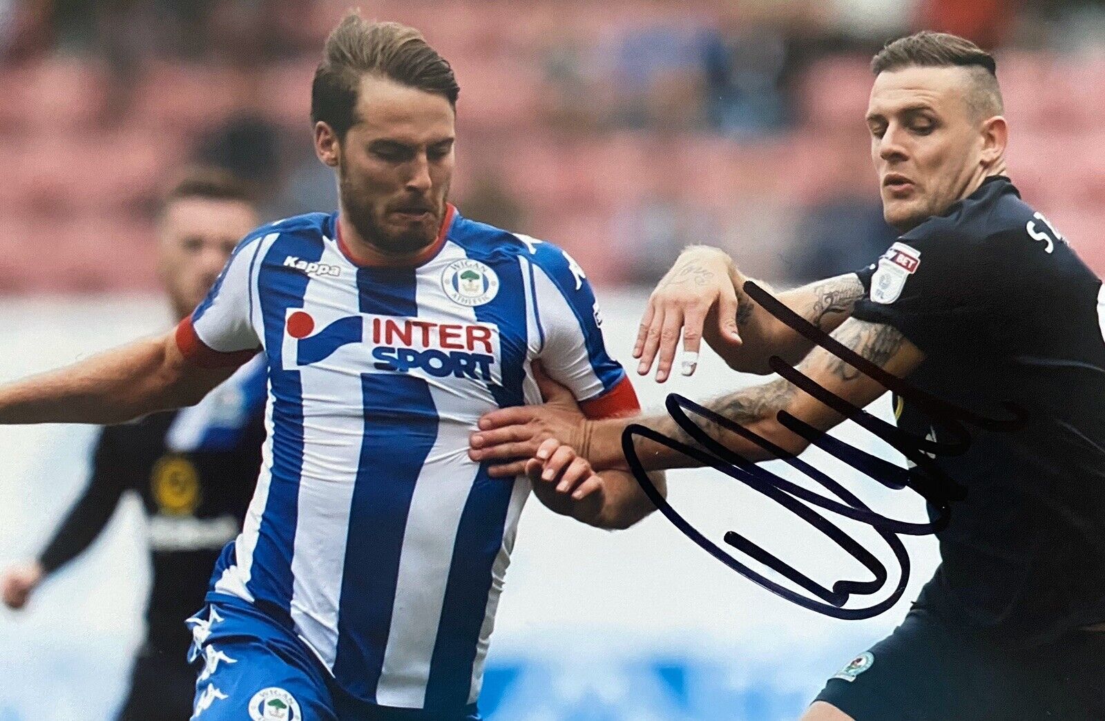 Nick Powell Genuine Hand Signed 6X4 Photo Poster painting - Wigan Athletic 4