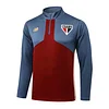 25/26 St Pauli Claret Half-Zip Training Jacket Set
